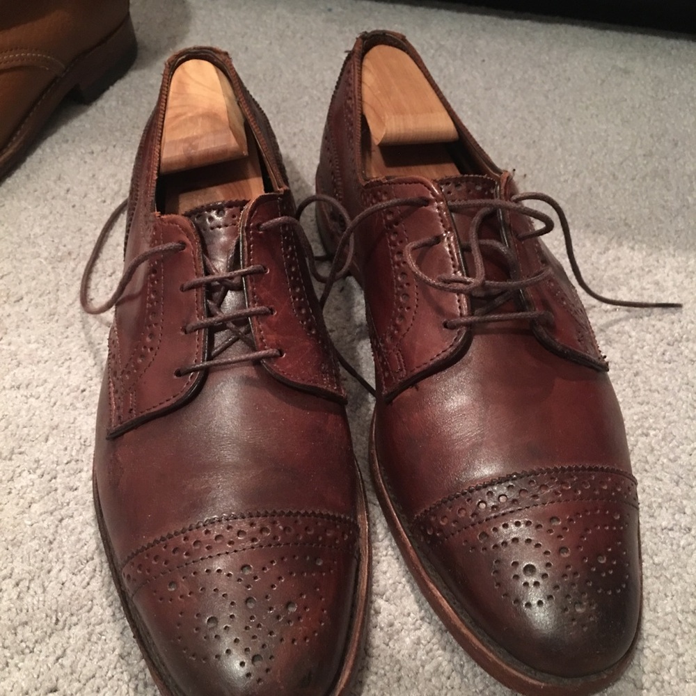 Beautiful Allen Edmonds Cap Toe Shoe In Chili